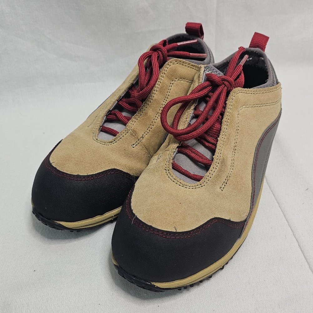 Georgia Boot G3612 Leather Steel Toe Work Shoes Boots Womens 6.5W No Insoles